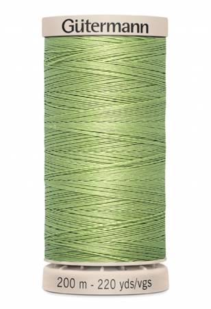 Gutermann Cotton Hand Quilting Thread 200m/219yds | Light Fern -9837