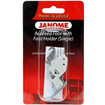 Janome AcuFeed Flex Holder & Foot VD (single) (9mm)