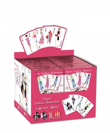 Classic Fashion Illustration Playing Cards - Single Pack