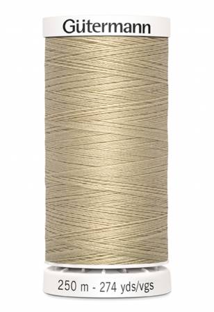 Gutermann Sew-all Polyester All Purpose Thread 250m| Ecru (250M-500)