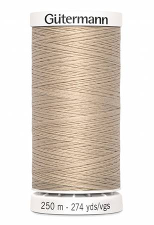 Gutermann Sew-all Polyester All Purpose Thread 250m/273yds | Sand (250M-505)