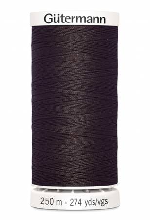 Gutermann Sew-all Polyester All Purpose Thread 250m/273yds | Seal Brown
