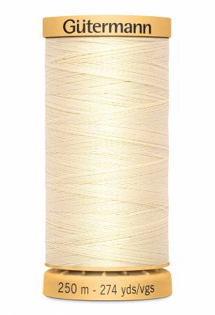 Gutermann Cotton Thread, 100m White, 1006