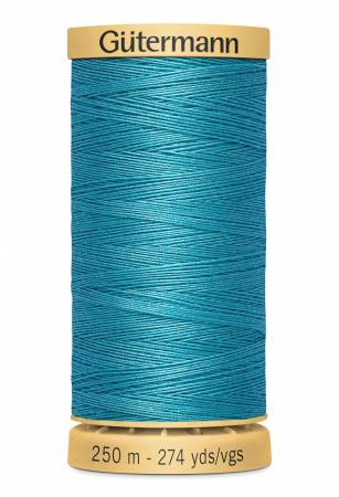 Gutermann Natural Cotton Thread 250m/273yds | Turquoise - 7532