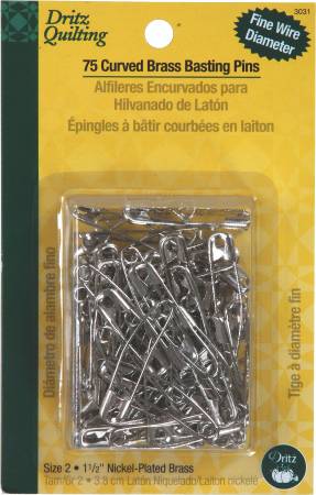 Curved Basting Pins Size 2 (3031D)