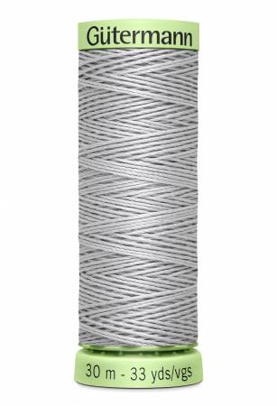Gutermann Heavy Duty Polyester Topstitching Thread 30m/33yds | Mist Grey (102)