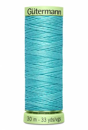 Gutermann Heavy Duty Polyester Topstitching Thread 30m/33yds | Crystal Blue (607)