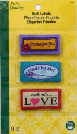 Sew In Embroidered Labels Made With Love (3244)