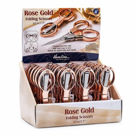 Rose Gold Folding Scissors (353FRGDB)