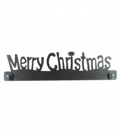 Quilt Hanger - 16" Merry Christmas with Clips (36112)