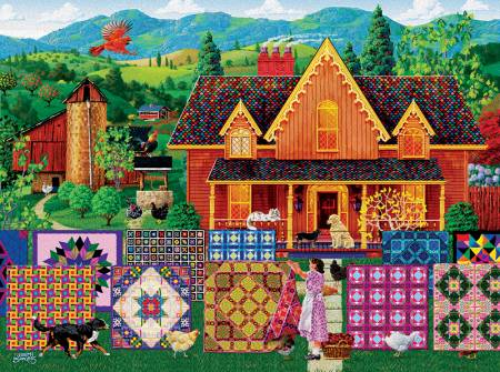 Morning Day Quilt 1000 piece Jigsaw Puzzle (38844)