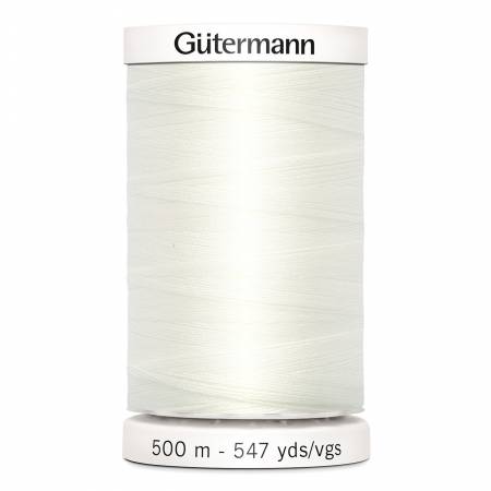 Gutermann Sew-all Polyester All Purpose Thread 500m/547yds | Oyster (501M-9021)
