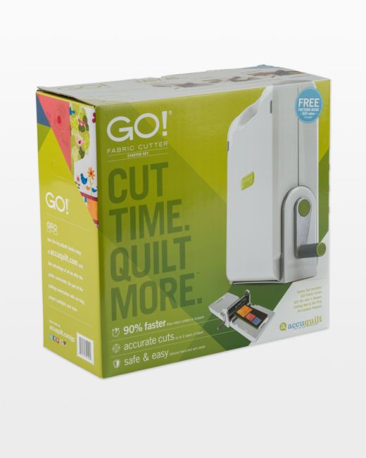 GO! Fabric Cutter Starter Set (55100s)-Accuquilt-Accuquilt-Maple Leaf Quilting Company Ltd.