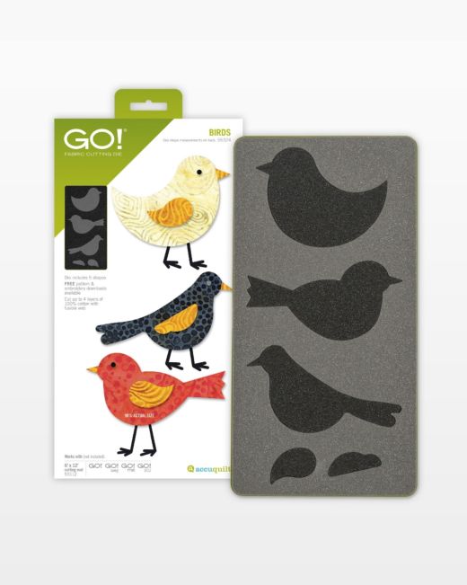 GO! Birds Die (55324)-Accuquilt-Accuquilt-Maple Leaf Quilting Company Ltd.