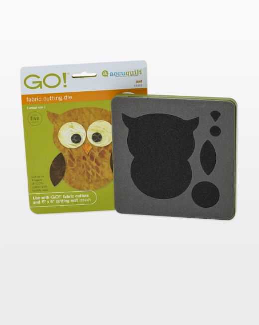 GO! Owl Die (55333)-Accuquilt-Accuquilt-Maple Leaf Quilting Company Ltd.