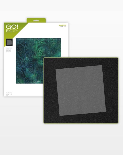 GO! Big Square - 10" (9 1/2" Finished) Die (55451)-Accuquilt-Accuquilt-Maple Leaf Quilting Company Ltd.