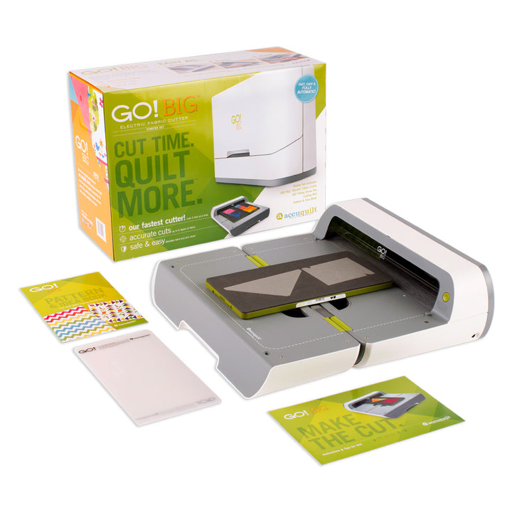 GO! Big Electric Cutter Starter Set (55500)-Accuquilt-Accuquilt-Maple Leaf Quilting Company Ltd.