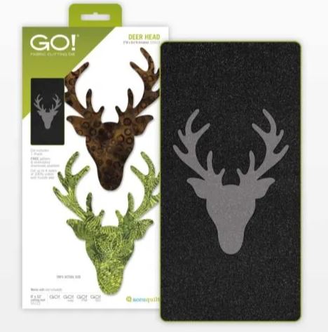GO! Deer Head Die (55613)-Accuquilt-Accuquilt-Maple Leaf Quilting Company Ltd.