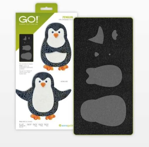GO! Penguin Die (55615)-Accuquilt-Accuquilt-Maple Leaf Quilting Company Ltd.