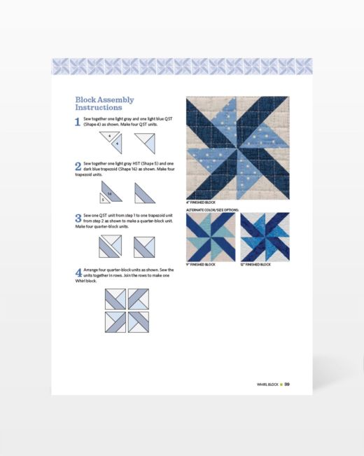 GO! Qube Mix & Match Block System Pattern Book (55984)-Accuquilt-Accuquilt-Maple Leaf Quilting Company Ltd.
