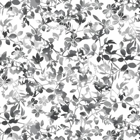 Light Grey Multi Bloomin Beauty 108" Cotton (6669S-9) – Sold in UNITS of ¼ metre