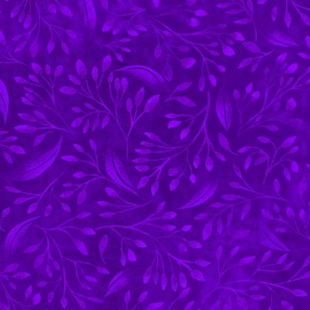 Purple Flourish 108" Cotton (ALEX4394-C) - Sold in UNITS of 1/4 metre