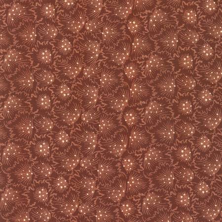 Leaves Burgundy 108" Cotton (AZUX2139895) – Sold in UNITS of ¼ metre