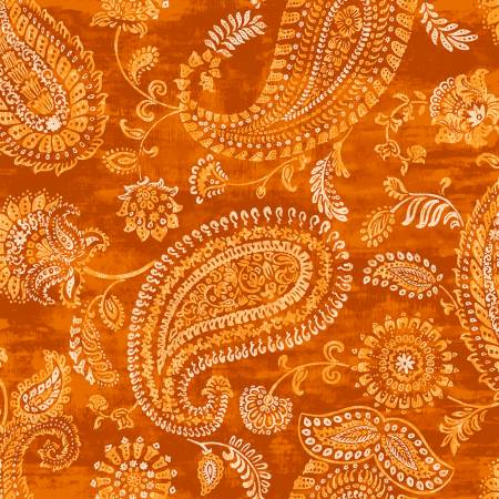 Orange Bohemia 108" Cotton (BOHW5004-O) – Sold in UNITS of ¼ metre