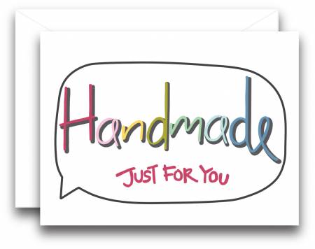 Handmade Just For You Gift Note Card (KC188)