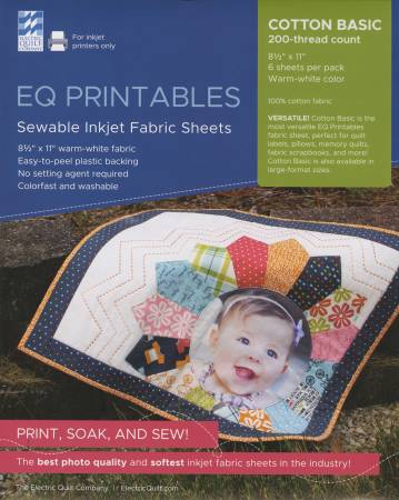EQ Printables Inkjet Fabric Sheets (P-FABRC)