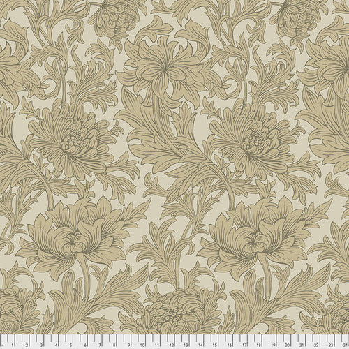 Chrysanthemum Toile - Taupe 108" Cotton  (QBWM003.TAUPE) – Sold in UNITS of ¼ metre