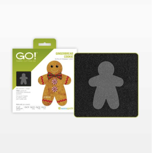 GO! Gingerbread Cookie Die (55862)-Accuquilt-Accuquilt-Maple Leaf Quilting Company Ltd.