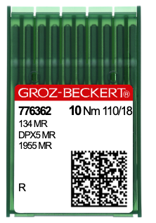 Groz-Beckert MR134 4.0 Sharp 110/18 Needles Pkg/10 (100 Needles) - Fits Innova, Gammill, and APQS