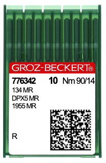 Groz-Beckert MR134 3.0 Sharp 90/14 Needles Pkg/10 (100 Needles) - Fits Innova, Gammill, and APQS