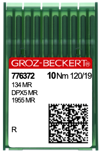 Groz-Beckert MR134 4.5 Sharp 120/19 Needles (Pkg/100 Needles) - Fits Innova, Gammill, and APQS