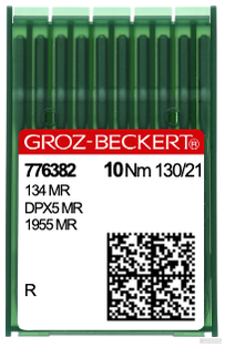Groz-Beckert  MR134 5.0 Sharp 130/21 Needles (10 Needles) - Fits Innova, Gammill, and APQS