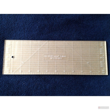 Rectangular Ruler 12" x 4" Ruler by Linda V. Taylor-Longarm ruler-Maple Leaf Quilting Company Ltd.