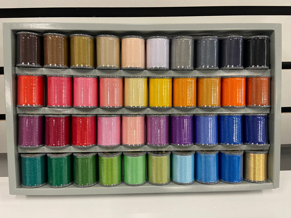 Brother 40 - Colour Embroidery Thread Set - 300 m spools (SA740) - Maple Leaf Quilting Company Ltd.