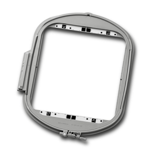 Brother 9.5” x 9.5” Embroidery Hoop with Camera Positioning Strips - Brother - Maple Leaf Quilting Company Ltd.