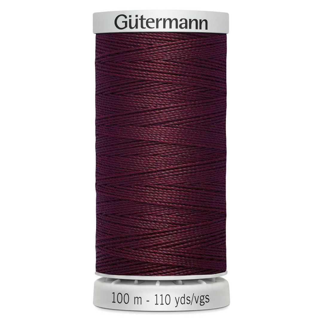Gutermann Extra Strong Polyester All Purpose Thread 100m/110yds | Burgundy 369