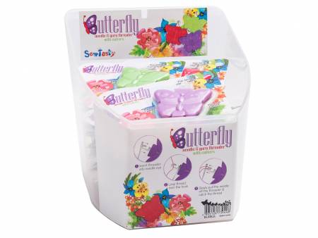 Butterfly Needle & Yarn Threader - Assorted Colours (DJ235LL) - Maple Leaf Quilting Company Ltd.