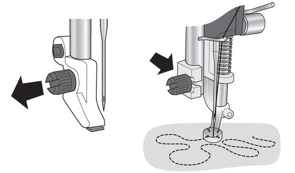 Closed Free Motion Spring Foot (5 - 8) - Maple Leaf Quilting Company Ltd.