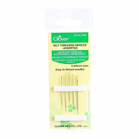 Clover Self / Easy Threading Needles 5ct - Maple Leaf Quilting Company Ltd.