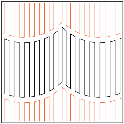 Corrugation 3 - 6.5” Paper Pantograph - Maple Leaf Quilting Company Ltd.