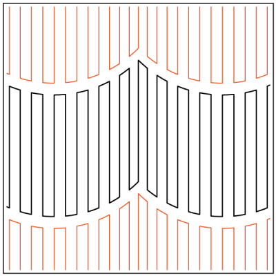 Corrugation #3 - 6.5” Paper Pantograph