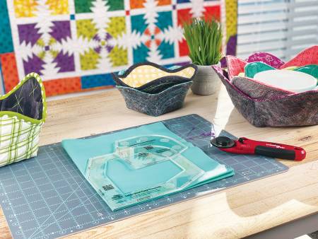 Creative Grids Bowl Cozy Template Set (CGRBOWLS) - Maple Leaf Quilting Company Ltd.