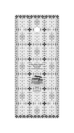 Creative Grids Itty - Bitty Eights Rectangle Ruler 3in x 7in Quilt Ruler - Maple Leaf Quilting Company Ltd.