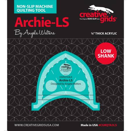 Creative Grids Low Shank Machine Quilting Tool Archie (CGRQTA3LS) - Maple Leaf Quilting Company Ltd.