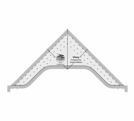 Creative Grids Machine Quilting Tool - Chevy (CGRQTA7) - Maple Leaf Quilting Company Ltd.