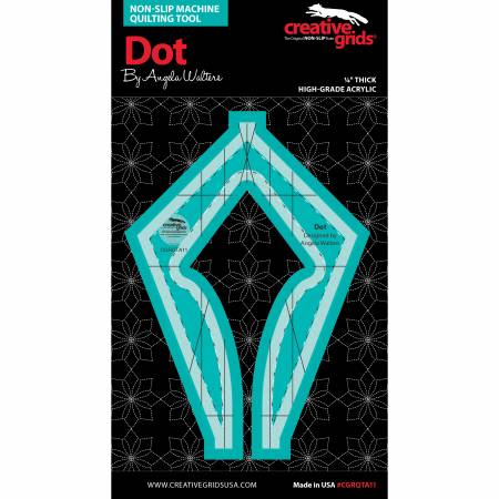 Creative Grids Machine Quilting Tool - Dot (CGRQTA11) - Maple Leaf Quilting Company Ltd.